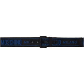 모스키노 Moschino Black Tape Belt 231720M131011