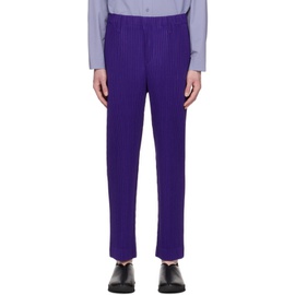 HOMME PLISSEE 이세이 미야케 ISSEY MIYAKE Navy Tailored Pleats 1 Trousers 231729M191049