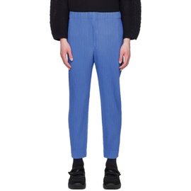 HOMME PLISSEE 이세이 미야케 ISSEY MIYAKE Blue Monthly Color April Trousers 231729M191076