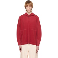HOMME PLISSEE 이세이 미야케 ISSEY MIYAKE Red Monthly Color February Hoodie 231729M202015