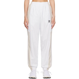 아디다스 오리지널 Adidas Originals White & Beige Rekive Track Pants 231751F086022