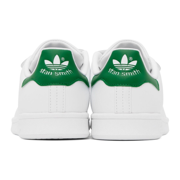 아디다스 아디다스 오리지널 Adidas Originals White Stan Smith Sneakers 231751F128017