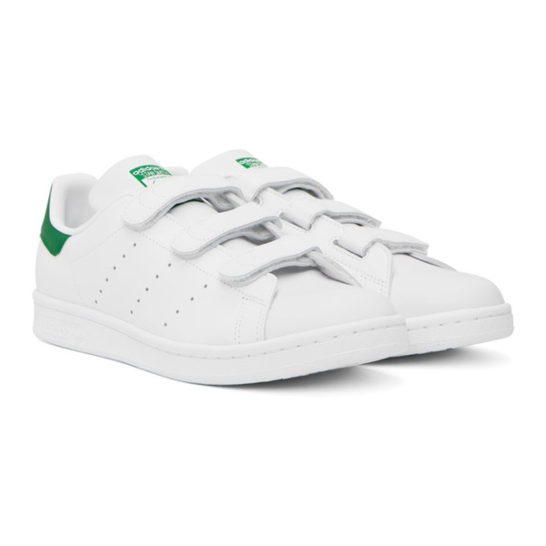 아디다스 아디다스 오리지널 Adidas Originals White Stan Smith Sneakers 231751F128017