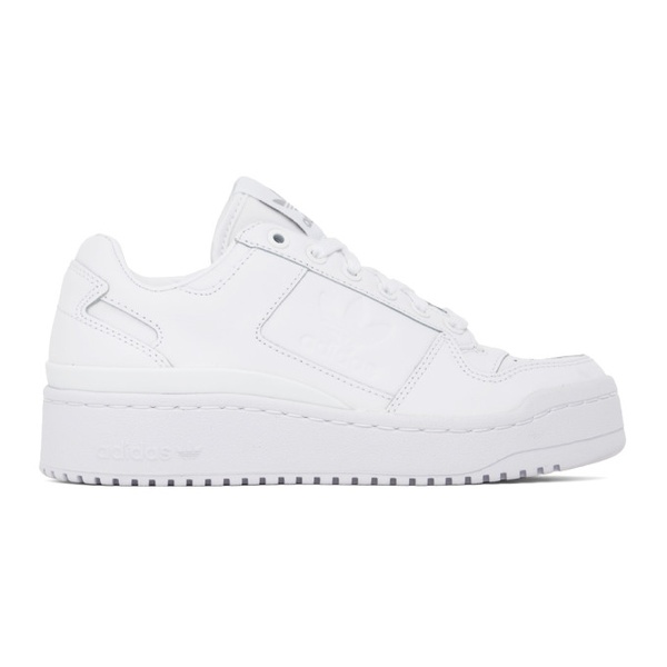 아디다스 아디다스 오리지널 Adidas Originals White Forum Bold Sneakers 231751F128057