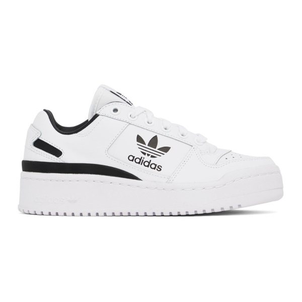 아디다스 아디다스 오리지널 Adidas Originals White Forum Bold Sneakers 231751F128058