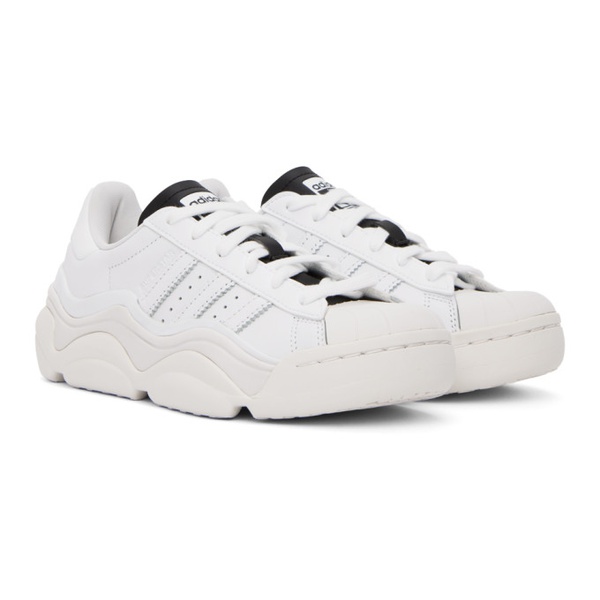 아디다스 아디다스 오리지널 Adidas Originals White Superstar Millencon Sneakers 231751F128070