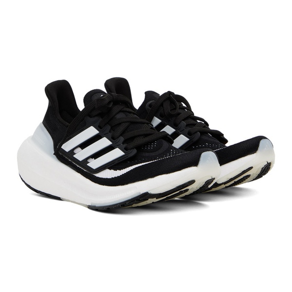 아디다스 아디다스 오리지널 Adidas Originals Black & White Ultraboost Light Sneakers 231751F128076