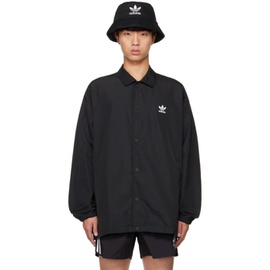 아디다스 오리지널 Adidas Originals Black Coach Jacket 231751M180000