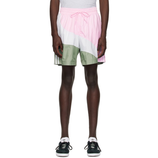 아디다스 아디다스 오리지널 Adidas Originals Multicolor Swirl Shorts 231751M193013