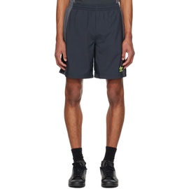 아디다스 오리지널 Adidas Originals Black & Gray Rekive Shorts 231751M193014