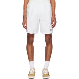 아디다스 오리지널 Adidas Originals White & Beige Rekive Shorts 231751M193015