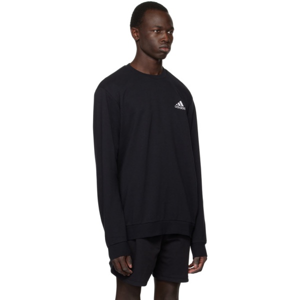 아디다스 아디다스 오리지널 Adidas Originals Black 에센셜 Essentials Sweatshirt 231751M204002