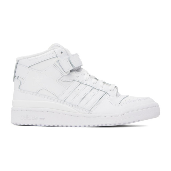 아디다스 아디다스 오리지널 Adidas Originals White Forum Sneakers 231751M236016