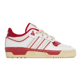 아디다스 오리지널 Adidas Originals White & Red Rivalry Low 86 Sneakers 231751M237070