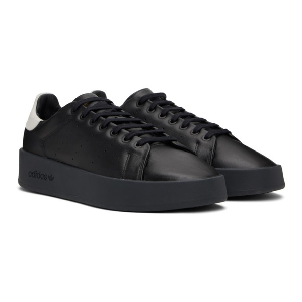 아디다스 아디다스 오리지널 Adidas Originals Black Stan Smith Recon Sneakers 231751M237101