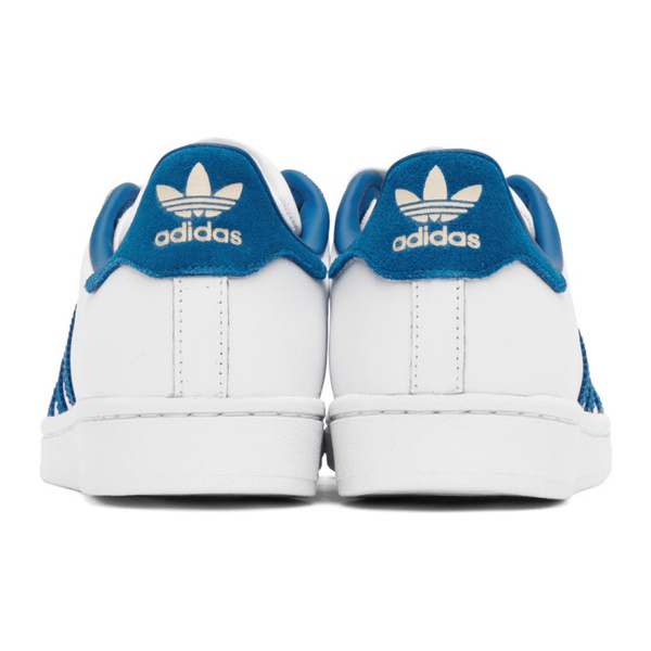 아디다스 아디다스 오리지널 Adidas Originals White Superstar Sneakers 231751M237112