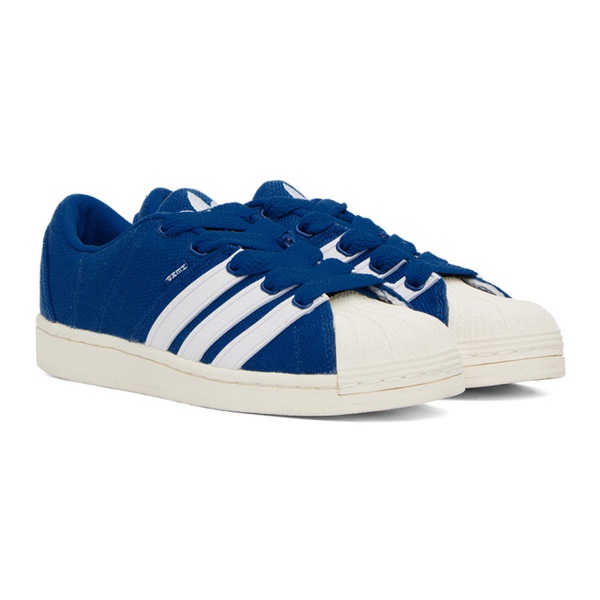 아디다스 아디다스 오리지널 Adidas Originals Blue Superstar Supermodified Sneakers 231751M237138