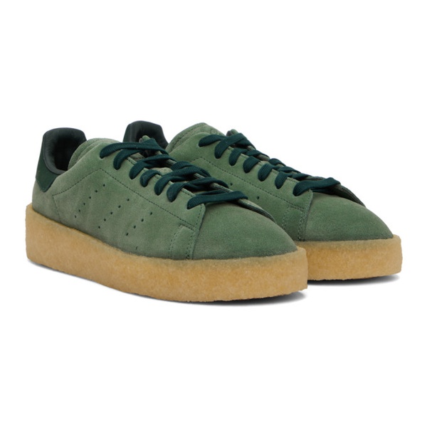 아디다스 아디다스 오리지널 Adidas Originals Green Stan Smith Crepe Sneakers 231751M237144