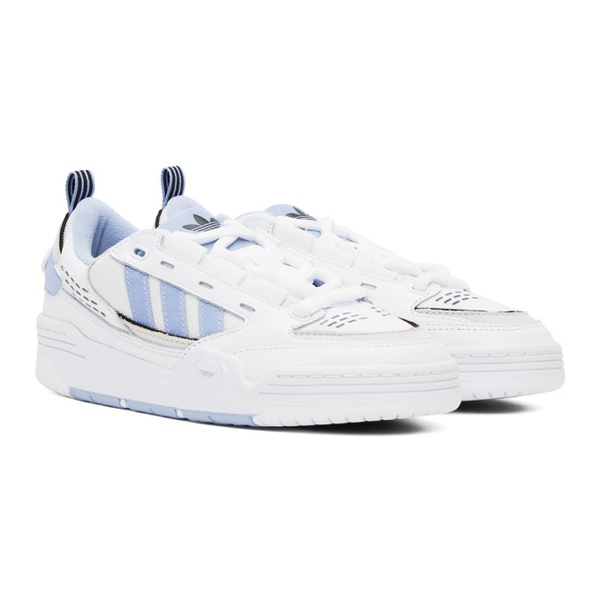 아디다스 아디다스 오리지널 Adidas Originals White & Blue Adi2000 Sneakers 231751M237146