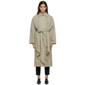 TOTEME Beige Layered Trench Coat 231771F067001