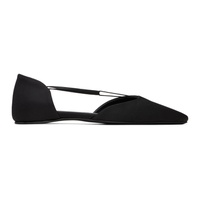 TOTEME Black The T-Strap Loafers 231771F121002