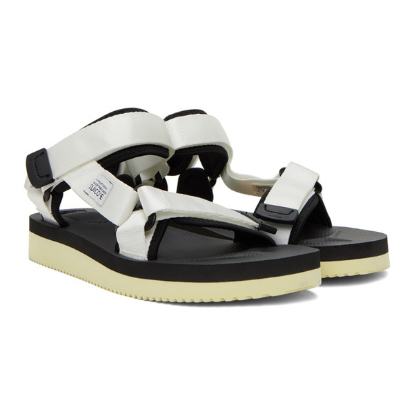  수이코크 SUICOKE White & Black Depa-V2 sandals 231773M234014