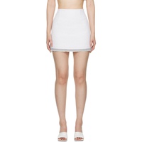 렉토 Recto SSENSE Exclusive 오프화이트 Off-White Miniskirt 231775F090003