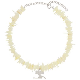 Courreges White Coral Choker 231783F023001
