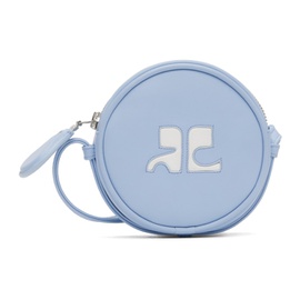 Courreges Blue Small RE에디트 EDITION Circle Bag 231783F048005