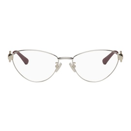 보테가 베네타 Bottega Veneta Silver Turn Cat-Eye Glasses 231798F004005