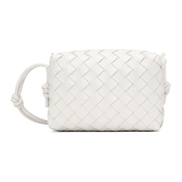 보테가 베네타 Bottega Veneta White Mini Loop Shoulder Bag 231798F048068