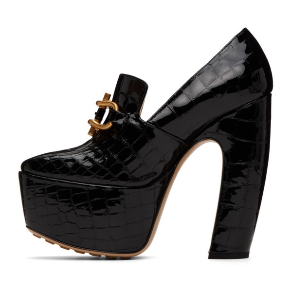보테가베네타 보테가 베네타 Bottega Veneta Black Mostra Pump Heels 231798F122010