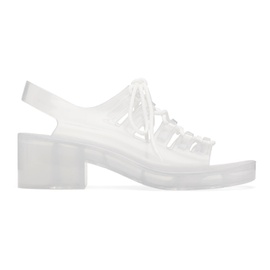 보테가 베네타 Bottega Veneta 오프화이트 Off-White Pudding Jelly Heeled Sandals 231798F125030