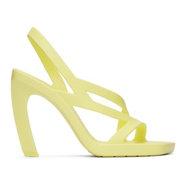 보테가 베네타 Bottega Veneta Yellow Jimbo Heeled Sandals 231798F125040