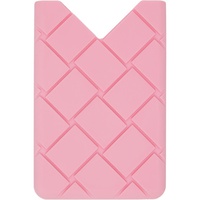 보테가 베네타 Bottega Veneta Pink Intrecciato Card Case 231798M163030
