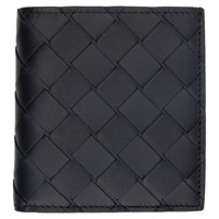 보테가 베네타 Bottega Veneta Black Slim Bi-Fold Wallet 231798M164002