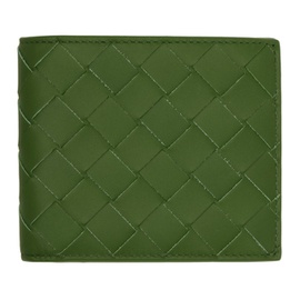 보테가 베네타 Bottega Veneta Green Bifold Wallet 231798M164009