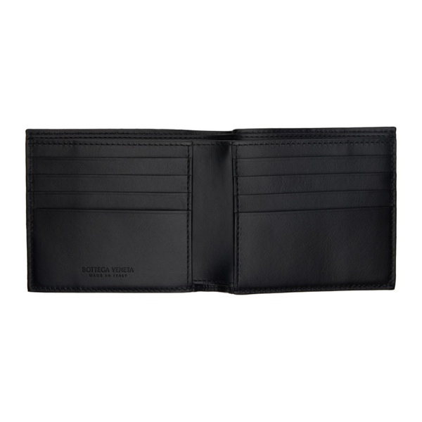 보테가베네타 보테가 베네타 Bottega Veneta Black Bi-Fold Wallet 231798M164011