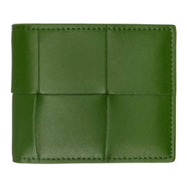 보테가 베네타 Bottega Veneta Green Bifold Wallet 231798M164014