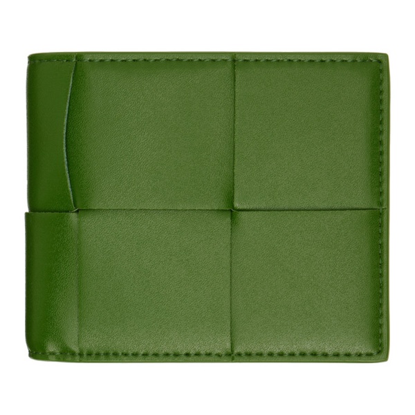 보테가베네타 보테가 베네타 Bottega Veneta Green Bifold Wallet 231798M164030