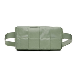 보테가 베네타 Bottega Veneta Green Mini Cassette Belt Bag 231798M171011
