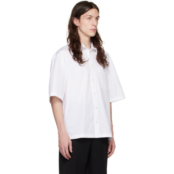 보테가베네타 보테가 베네타 Bottega Veneta White Buttoned Shirt 231798M192001