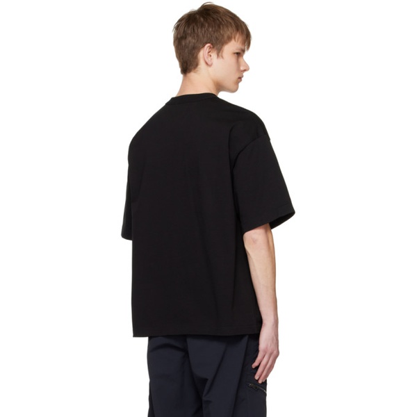 보테가베네타 보테가 베네타 Bottega Veneta Black Relaxed-Fit T-Shirt 231798M213006
