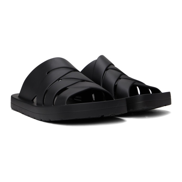 보테가베네타 보테가 베네타 Bottega Veneta Black Slip-On Sandals 231798M234000