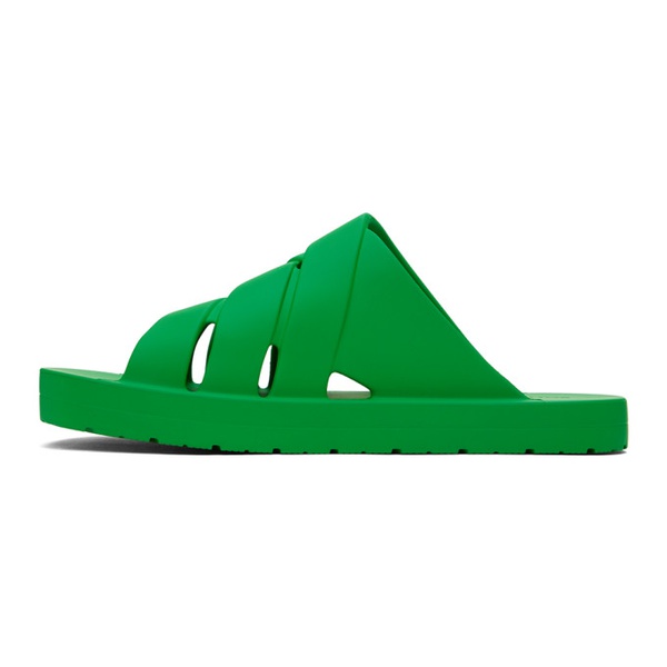 보테가베네타 보테가 베네타 Bottega Veneta Green Rubber Sandals 231798M234001