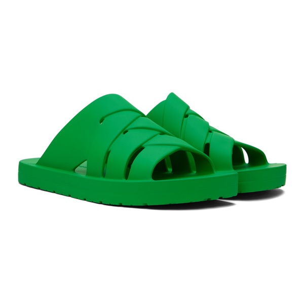 보테가베네타 보테가 베네타 Bottega Veneta Green Rubber Sandals 231798M234001