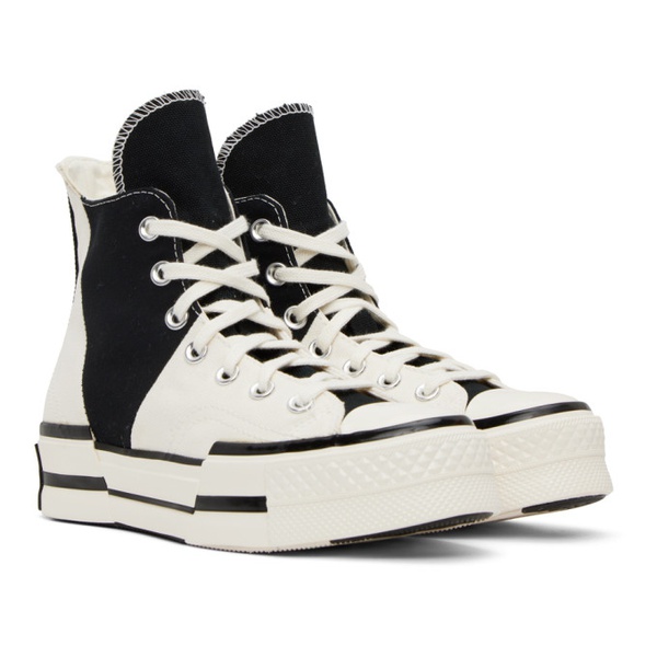  컨버스 Converse Black & White Chuck 70 Plus Sneakers 231799F127102