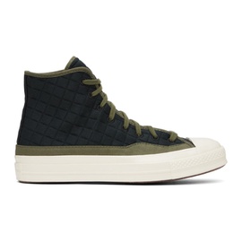 컨버스 Converse Black & Green Chuck 70 Sneakers 231799M236014