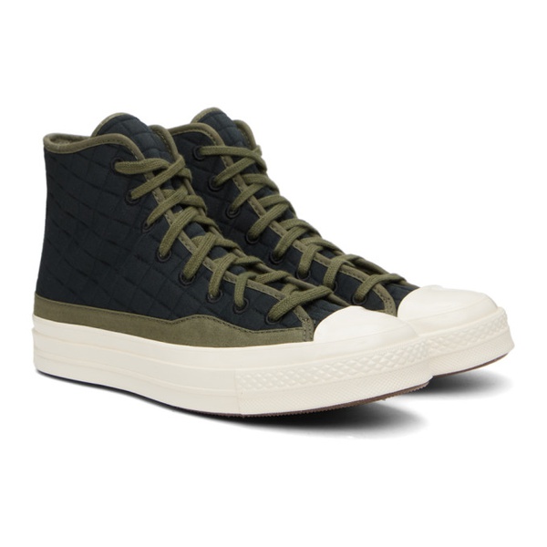  컨버스 Converse Black & Green Chuck 70 Sneakers 231799M236014