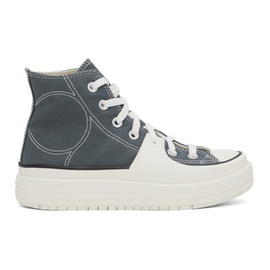 컨버스 Converse Gray & White Chuck Taylor All Star Construct Sneakers 231799M237078